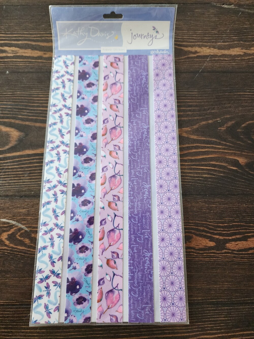 Fabric Stickers * By Kathy Davis Designs - Journeys Collection - RETIRED Crafts